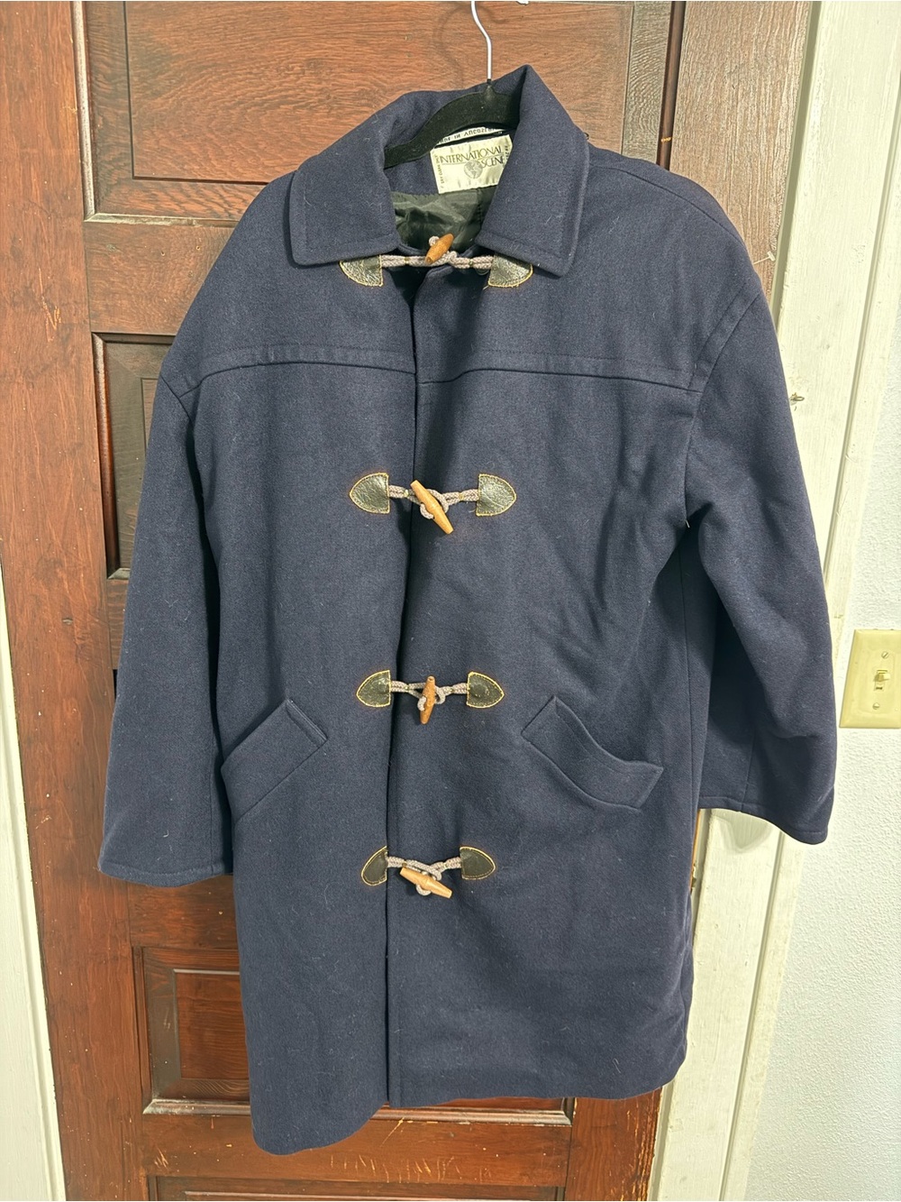 Womenβs International scene toggleβ wool peacoat vintage